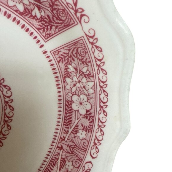 Vtg Syracuse China Restaurant Ware STRAWBERRY HILL PINK 12" Oval Serving Platter - Picture 3 of 7